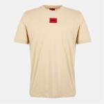 Hugo Тениска Hugo Mens HUGO Diragolino Contemporary T-Shirt with Logo Detail - Open Beige 285