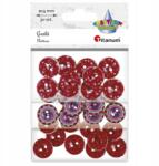 Titanum Dekorációs Gombok 30DB Titanum Piros (462540)