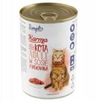 Carrefour Simpl Adult macskaeledel marhahússal szószban 415 g