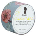  Rössler mintás ragasztószalag (10m x 25mm), őszi virágok, Valentina (5) (801010525014)