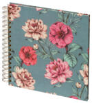  Rössler fotóalbum/scrapbook (23x23 cm, 30 lap, spirál) őszi virágok, Valentina (5) (13291593006)