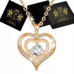 Mennica Świdnicka Nyaklánc Arany Ezüst 925 Medállal Ajándék Strasszok Ajándék Anyának