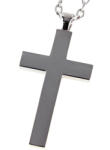 ETNOX Zgardă ETNOX - Big Plain Cross - SK4001B