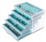  Akril ékszerdobozok, ékszertartó