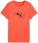 PUMA Women's Hyrox Short-Sleeve Performance Gym Top - Glowing Red