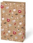 MFP Karácsonyi Ajándéktáska Eco Kraft Mfp Pohártartó Nélkül