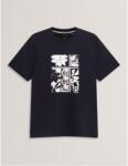 Ted Baker Тениска Ted Baker Men's Box Print Regular Fit T-Shirt - Navy