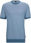 Boss Тениска Boss Men's Tantino Knitted T-Shirt - Light/Pstl Blue