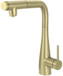  Eridan mosogató csaptelep_vízszűrő csatlakozóval_kihúzható kifolyóval_szálcsiszolt arany (BRE_R75M)