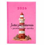 FunnyCase Naptár Rózsaszín A5 2026 Pedagógusnapi Ajándék Olyan Vagy, Mint Egy Lámpás (Kalendarz Różowy Jesteś Jak Latarnia)