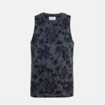 Firetrap Men's All Over Print Muscle Vest - Charcoal