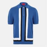 Hugo Блуза с яка Hugo Men's 's Short Sleeve Polo Shirt - Medium Blue