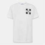 Off White Тениска Off White Men's Arrow Slim T-Shirt - White-Black