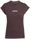 adidas Дамска тениска Adidas Essentials Linear Cotton T-Shirt Womens - Shaddown Brown