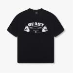 Beast Тениска Beast Barbell T-Shirt - Black