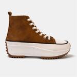 Firetrap Дамски високи кецове Firetrap Platform Hi top Ladies Trainers - Brown