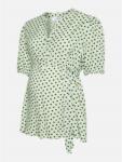 Mamalicious Тениска Mamalicious Women's Mama Mlsophie Regular Fit T-Shirt - Cameo Green