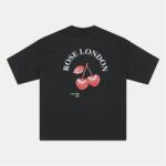 Rose London Тениска Rose London Cherries T-shirt - Black