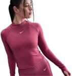Nike Фланелка с дълъг ръкав Nike Women's Long Sleeve Performance Gym Top - Sweet Beet/Wht