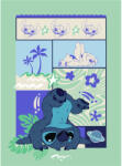 Aymax Disney Lilo és Stitch, A csillagkutya Ocean Breeze flanel takaró 110x150cm (AYM079456)