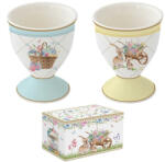 Easy Life Nuova R2S Porcelán tojástartó 6, 5cm, 2 db-os, dobozban, Spring Bloom (1318SPBL)