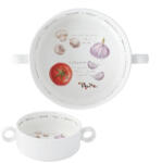 Easy Life Nuova R2S Porcelántál füllel 12cm, Home & Kitchen