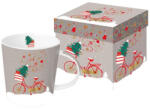 PPD Porcelánbögre 0, 35l, dobozban Xmas Bike