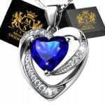 Mennica Świdnicka Nyaklánc Ezüst 925 Lánc Medál Szív Ajándék Gravírozás