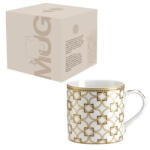 POZZI MILANO Porcelánbögre 400ml, dobozban, Déco (PM0123DECO)