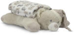 Lorelli Poffy Duo takaró 75x90 cm párnával 45x30 cm - White BeigeTeddy Bear - aprotalpak