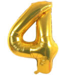  4-es Szám Óriás Fólia Lufi Arany 105cm