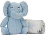 Lorelli Nappy takaró 75x90 cm - Blue Elephant - aprotalpak