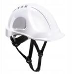 Portwest Védősisak 6-pontos PS55 Fehér építőipari szellőző Abs sisak 4-pontos szíj (PS55WHR)