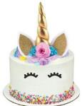 Gyertyakovács Unikornis tortadísz szett szülinapi tortákhoz