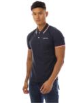 AQUASCUTUM Блуза с яка AQUASCUTUM Logo Polo Shirt - Navy/White