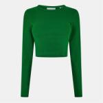 JJXX Къса блуза JJXX Women's Feline Long-Sleeve Crop Top - Formal Garden