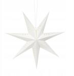 Homla Galla csillag 75cm karácsonyi dekoráció áttört fehér Led nagy Homla (219514)