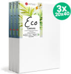  3 darabos ECO festővászon készlet 20x40 cm