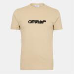 Off White Тениска Off White Men's Spray Arrow Arrow Logo Print T-Shirt - Brown/Black