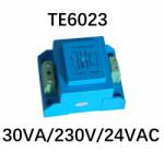 YHDC TE6023-30VA-230V/24VAC Elárasztott transzformátor (TE6023)