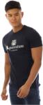 AQUASCUTUM Тениска AQUASCUTUM Men's Regular Fit T-Shirt - Navy/White