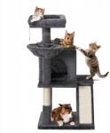 Hobbydog Stabil Macska Kaparófa Házikó Függőágy Fekhely Szürke Nagy Többszintes (DPEGRF1)