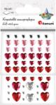 Titanum Kristályok Gyémánt Szívek Öntapadós Valentin Nap Titanum 307612 (460557)