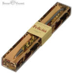 Bruno Visconti Golyóstoll Bruno Visconti 0, 7mm kék, fém test, Felicita - trópusi virág (20-0263/14) - argentumshop