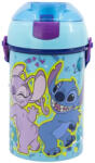 Disney Lilo és Stitch, A csillagkutya műanyag szívószálas kulacs akasztóval 450 ml Nr 03