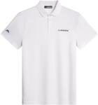 J Lindeberg Golf Блуза с яка J Lindeberg Golf Men's JLG Bridge Short-Sleeve Performance Polo Shirt - White
