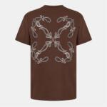 Off White Тениска Off White Men's Bandana T-Shirt - Chocolate-White