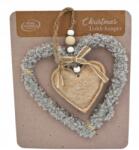 Home Accents Textil Szív Medál Szív Dekoráció Szürke (3207903)