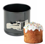  Magas kapcsos tortaforma, panettone sütőforma - 13, 5 cm átmérő