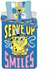  SpongyaBob Serve Up ágyneműhuzat 140×200cm, 70×90 cm (BRM021884) - oliviashop